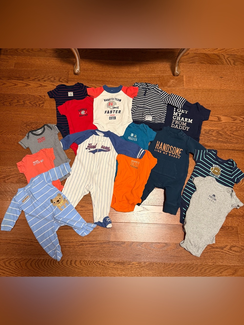 Baby Boy’s “Mommy & Daddy” Lot of Clothes- Newborn - 12 Months
